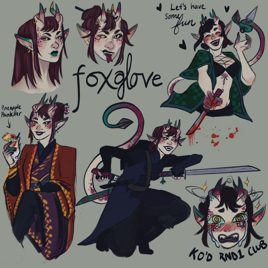 Foxglove Ref Sheet Foxglove Ref Sheet
